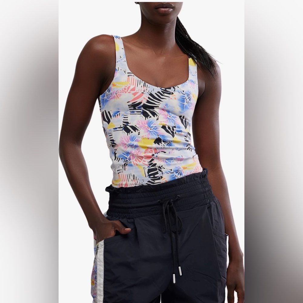 Free People movement never better long tank mystic floral combo NWT